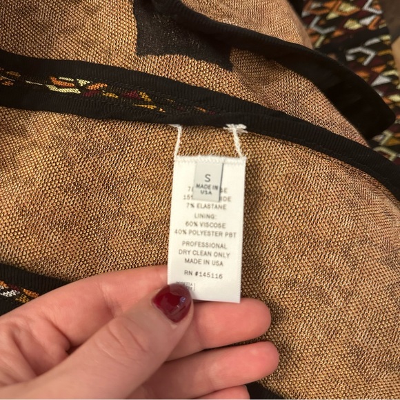 NWT Rosetta Getty Broken Chevron single breasted blazer - Size Small - Picture 9 of 9